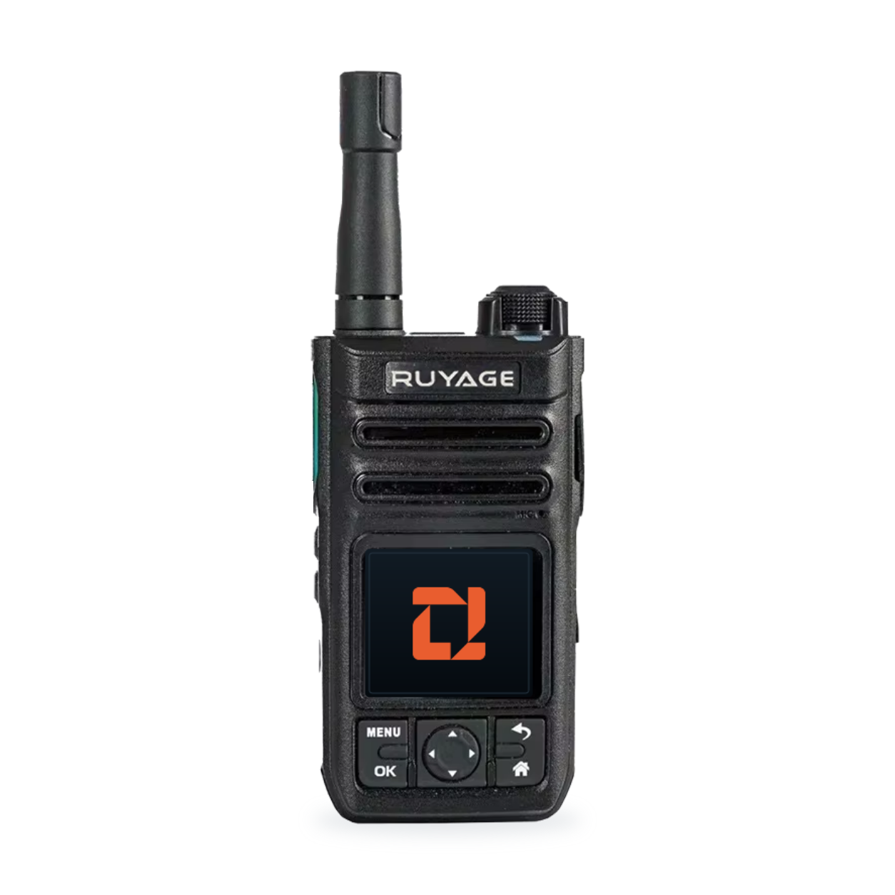 Ruyage ZL60 4G Rádio de rede com botão PTT WiFi Walkie Talkies Longo alcance 100 milhas Tela LCD de 1,77 polegadas Push-to-Talk para Zello Android 
