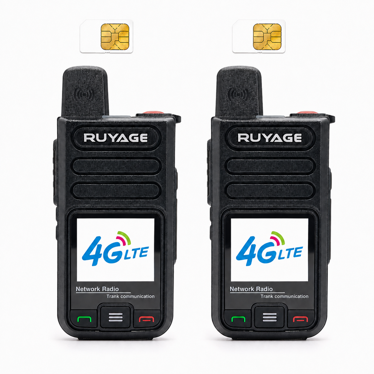 RUYAGE R7 4G LTE PoC Walkie Talkies with SIM Card