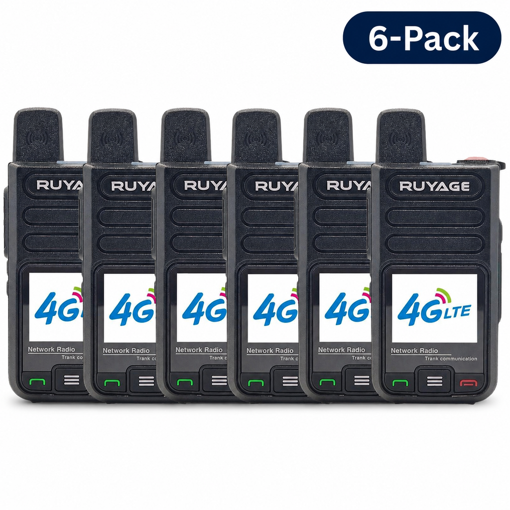 RUYAGE R7 4G LTE PoC Walkie Talkies with SIM Card