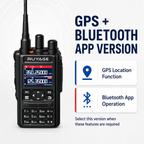 RUYAGE UV9D 6-Band GPS Bluetooth Analog Walkie Talkie