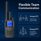 RUYAGE X50 Dual-Mode 4G LTE PoC & 10W UHF Walkie Talkies – 2-Pack