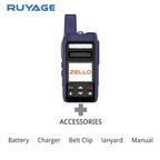 RUYAGE RY70 Zello 4G LTE PoC Radio Long Range Nationwide Walkie Talkie