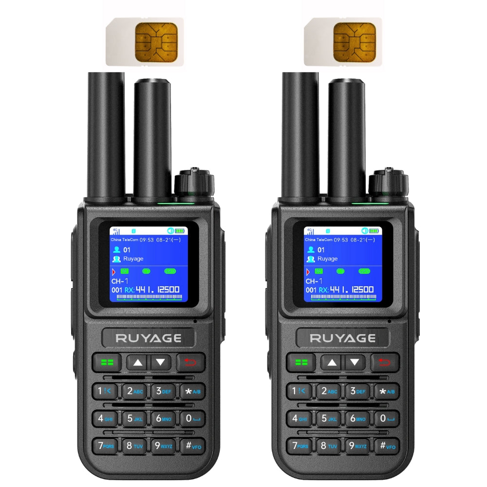 Ruyage X50 Dual Mode Long Range Radio Analog + 4G LTE PTT Walkie Talkie