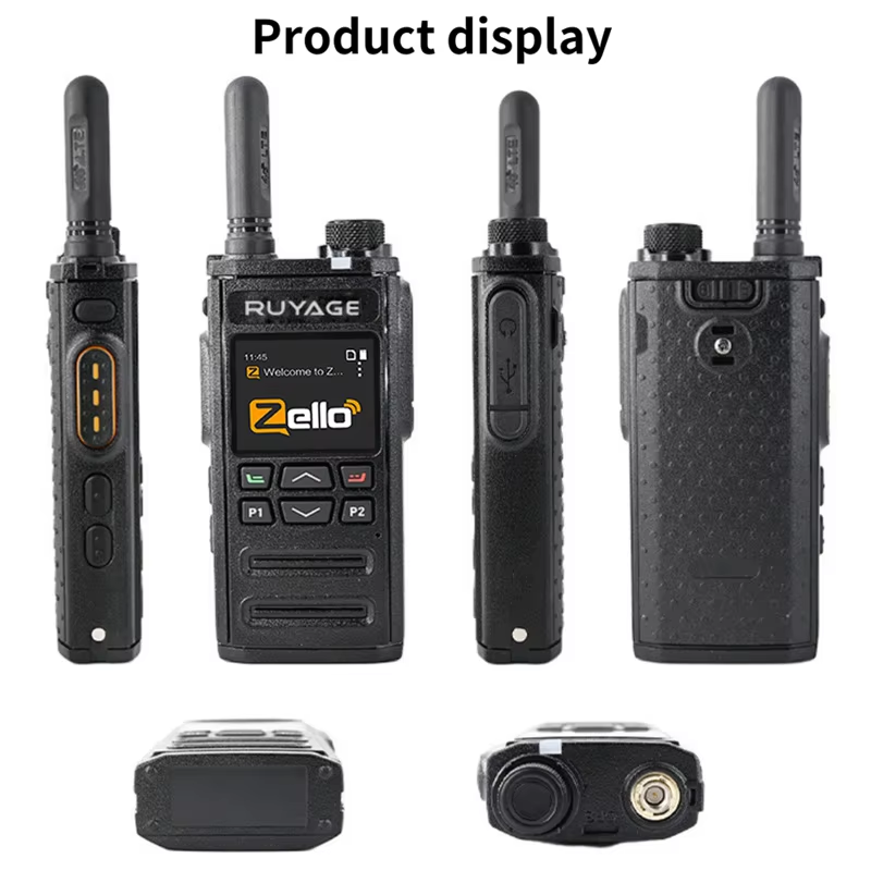 RUYAGE RY65 Zello 4G LTE PoC Radio Long Range Nationwide Walkie Talkie