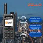 RUYAGE RY98 Zello 4G LTE PoC Radio Long Range Nationwide Walkie Talkie