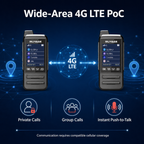 RUYAGE CT68 IP67 Waterproof 4G LTE PoC Walkie Talkies – 2-Pack