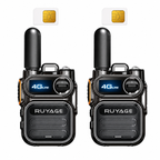 RUYAGE X40 Mini 4G LTE PoC Radio – Compact Metal Body Walkie Talkie
