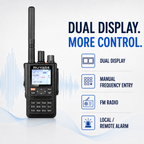 RUYAGE UVQ4 6-Band GPS Analog Walkie Talkie