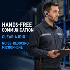 RUYAGE HB780D Bluetooth PTT Headset Kit for K-Type Walkie Talkies