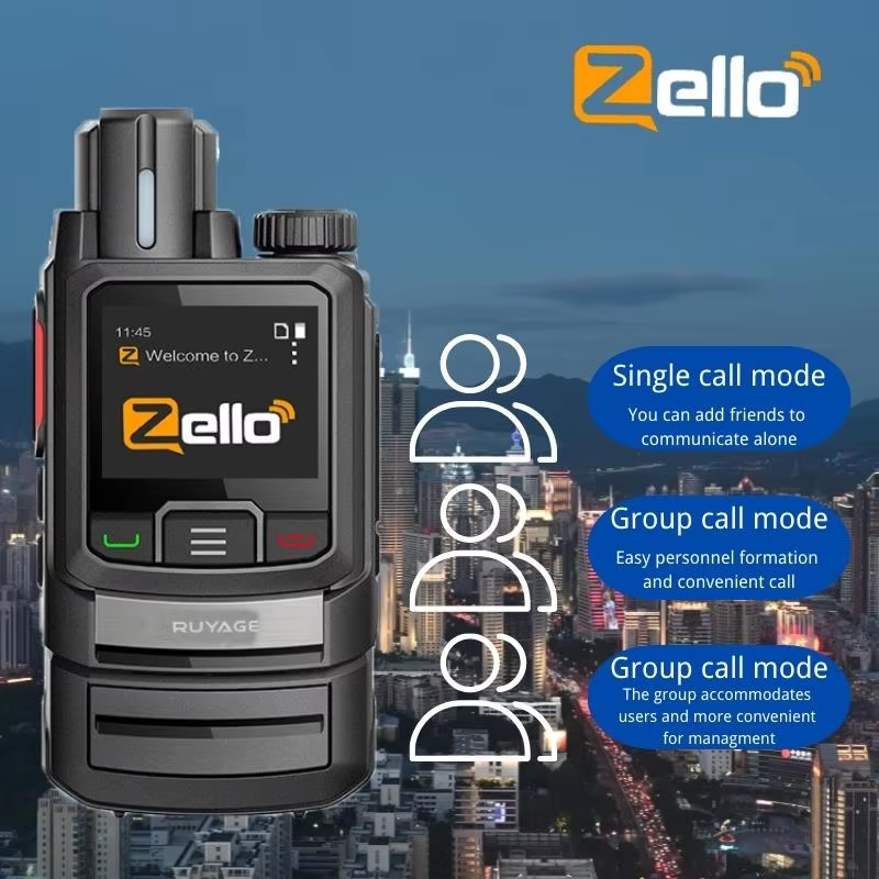 Ruyage ZL20 Zello Push-to-Talk 4G LTE Long Range Walkie Talkie